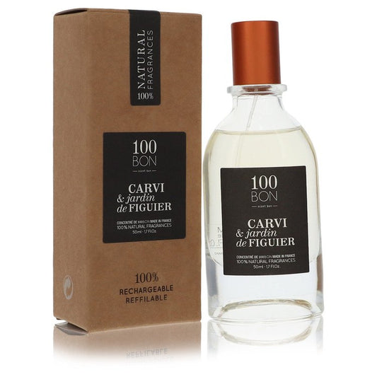 100 Bon Carvi & Jardin De Figuier by 100 Bon Concentree De Parfum Spray (Unisex Refillable) 1.7 oz for Men - Lamas Perfume