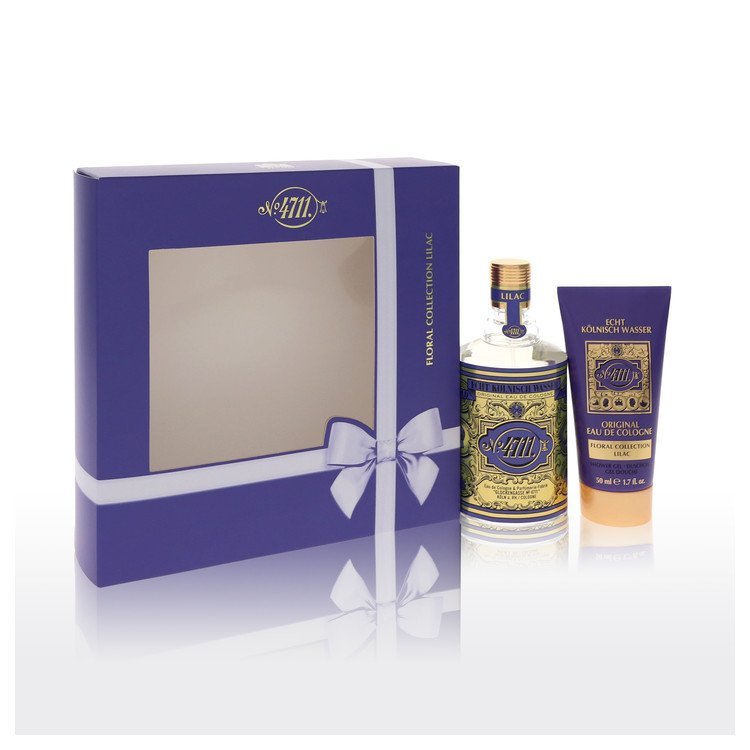 4711 Lilac by 4711 Gift Set (Unisex) -- 3.4 oz Eau De Cologne Spray + 1.7 oz Shower Gel for Men - Lamas Perfume