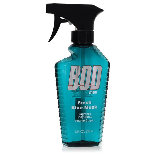 Bod Man Fresh Blue Musk by Parfums De Coeur Body Spray 8 oz for Men - Lamas Perfume