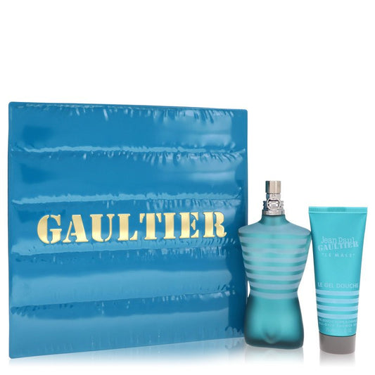 Jean Paul Gaultier by Jean Paul Gaultier Gift Set -- 4.2 oz Eau De Toilette Spray + 2.5 oz Shower Gel for Men - Lamas Perfume