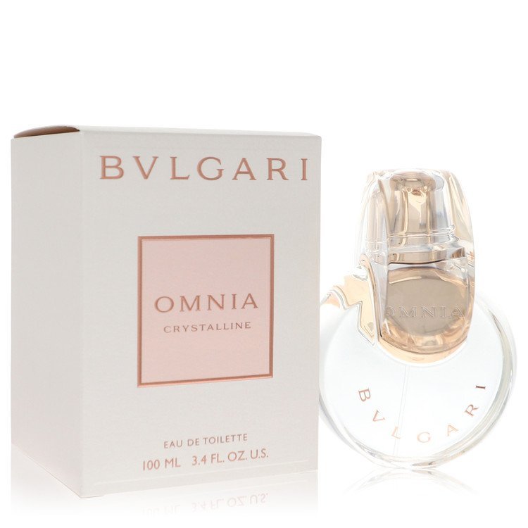 Omnia Crystalline by Bvlgari Gift Set -- 3.3 oz Eau De Toilette Spray + 0.5 oz Mini EDT Spray for Women - Lamas Perfume