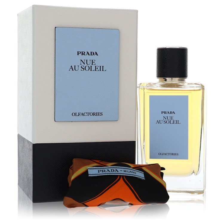 Prada Olfactories Nue Au Soleil by Prada Eau De Parfum Spray with Free Gift Pouch 3.4 oz 3.4 oz Eau De Parfum Spray + Gift Pouch for Men - Lamas Perfume