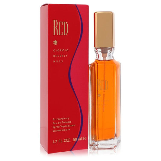 RED by Giorgio Beverly Hills Eau De Toilette Spray for Women - Lamas Perfume
